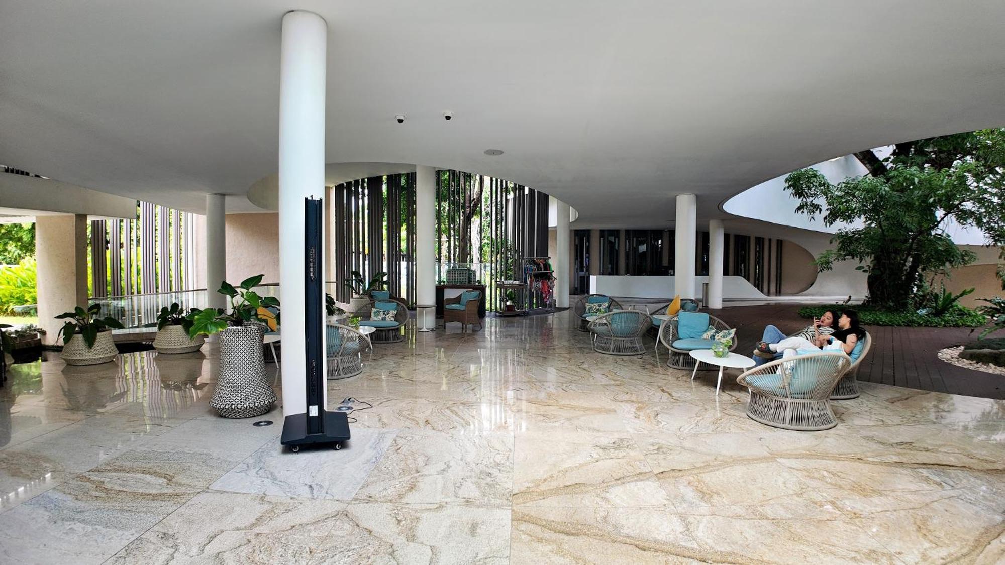 Dominiks Quite And Elegant Studio Ocean View Pool At Tambuli Resort High Floor 麦克坦 外观 照片